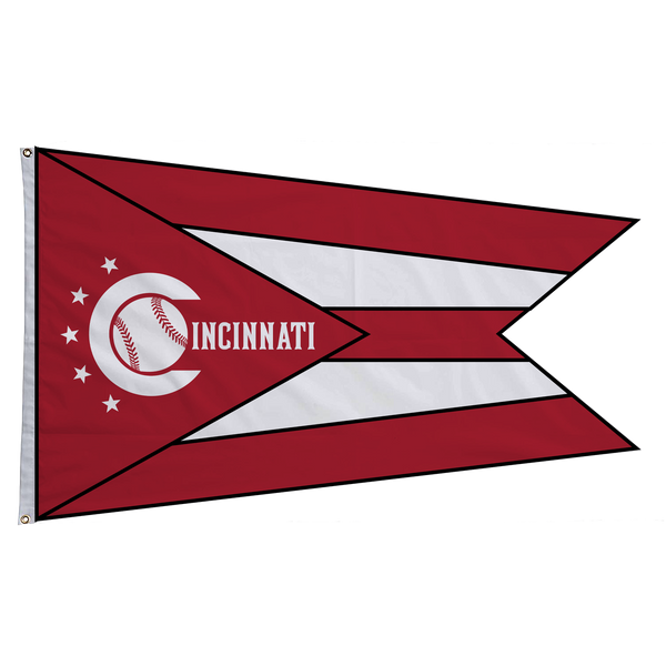 Cincinnati Reds Ohio Flag