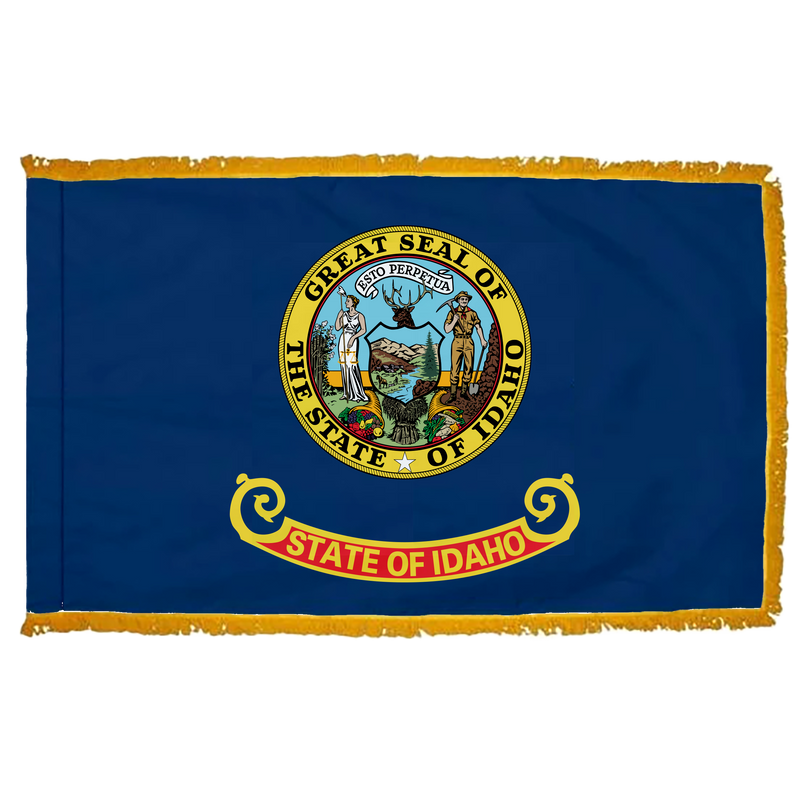 State of Idaho Flag with Fringe