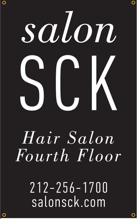 5x8 ft SCK Salon Vertical Banner