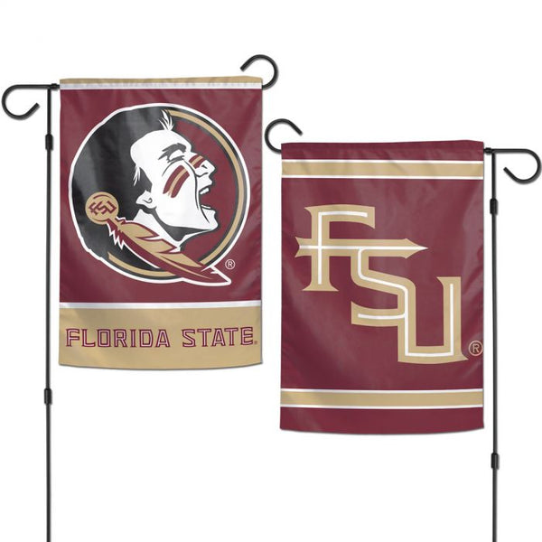 FLORIDA STATE SEMINOLES GARDEN FLAGS 2 SIDED 12.5" X 18"