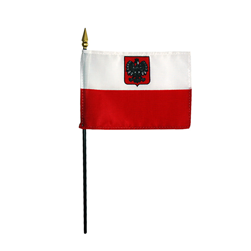 Poland Flags w/Eagle