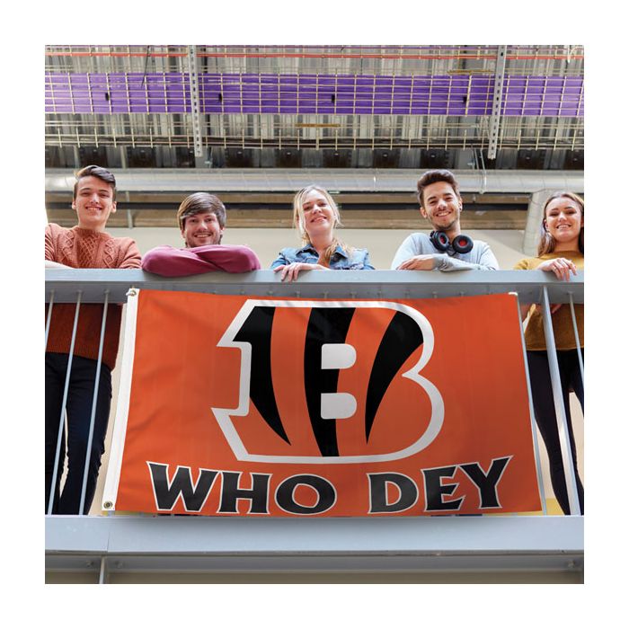 Cincinnati Bengals Who Dey Flag 3x5 ft