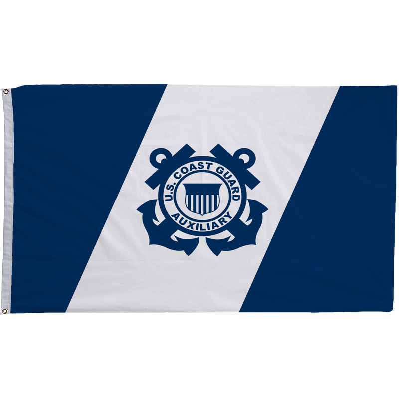 US Coast Guard Auxiliary Flag