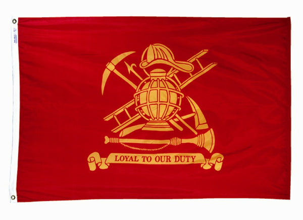 Fireman Loyalty Flag - 3x5 ft