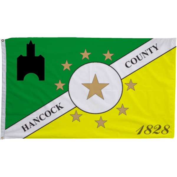 Hancock County Indiana Flags