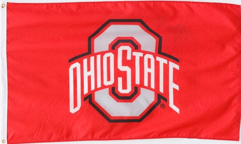 Ohio State Buckeyes Athletic Logo Flags