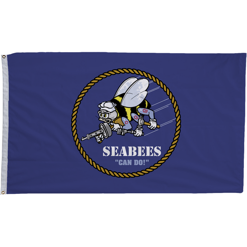 US Navy Seabees Flags