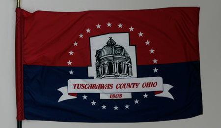 Tuscarawas County Ohio Flag - 3x5 Feet