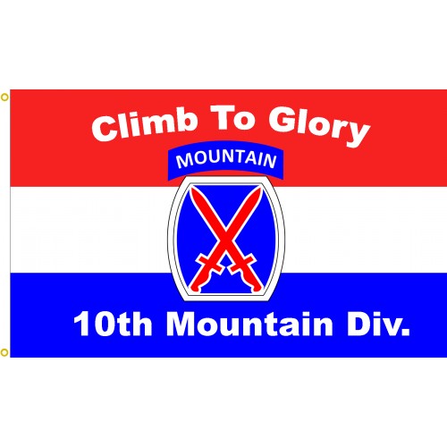 US Army 10th Mountain Division Flag