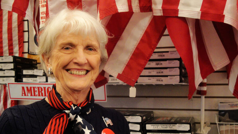 A Tribute to Mary Leavitt (The Original Flag Lady)