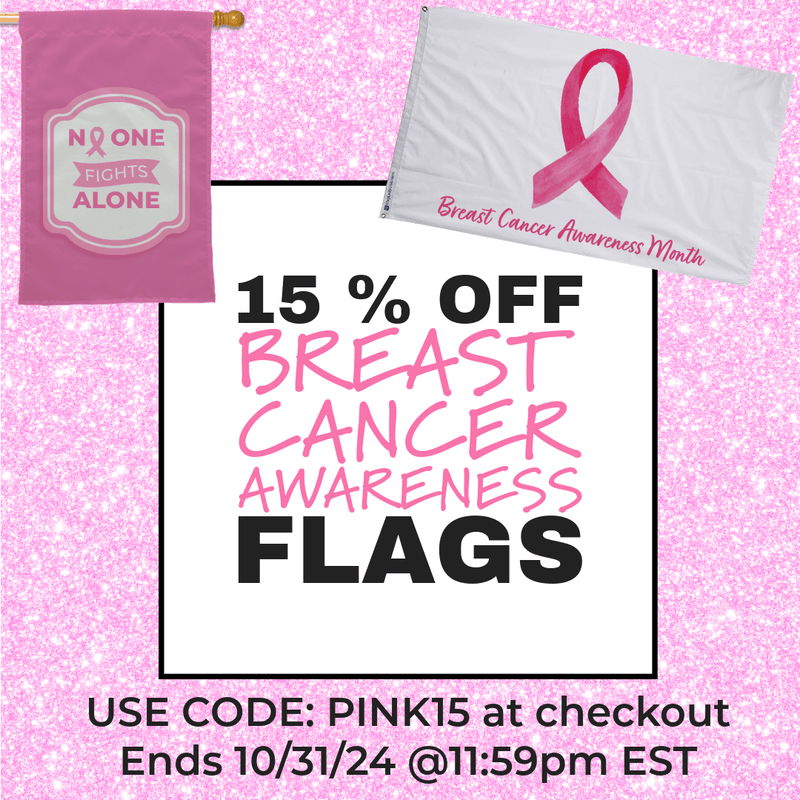 Breast Cancer Awareness Month Sale @ FlagLadyUSA.com - The Flag Lady