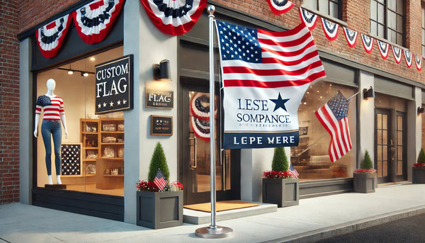 Custom Flags for Businesses: How to Showcase Your Brand with Patriotism - The Flag Lady