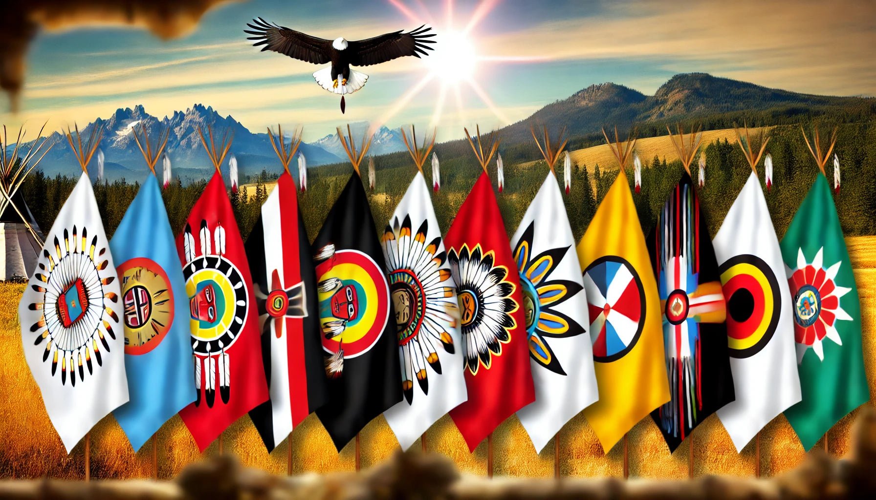 Honoring Native American Flags & Native American Heritage Month