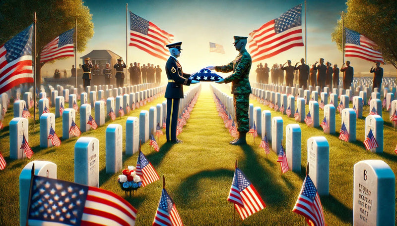 How to Honor Veterans with an American Flag on Veterans Day - The Flag Lady