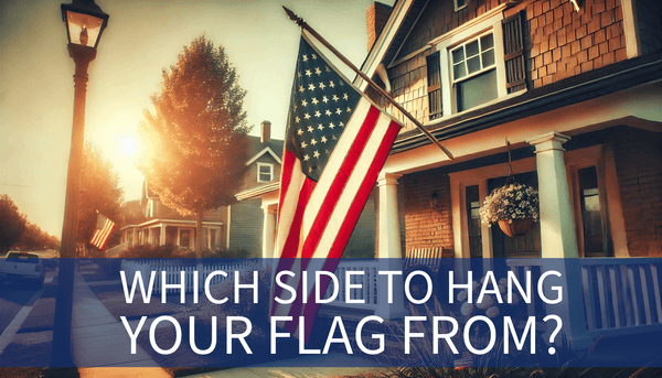 Which Side of the Porch to Hang Your American Flag? - The Flag Lady