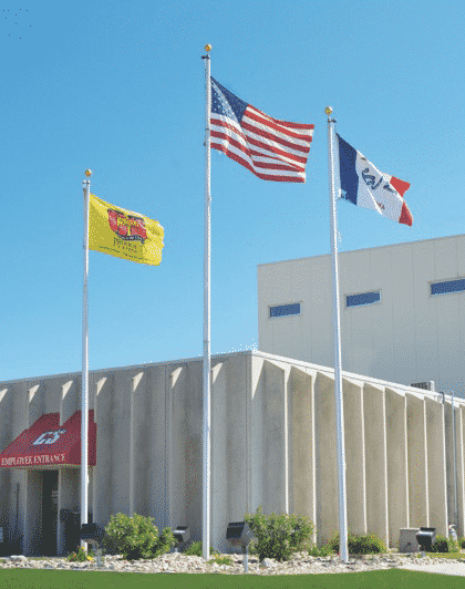 Commercial Flagpoles - The Flag Lady