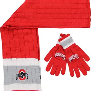 Ohio State Scarf and Glove Set