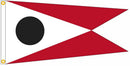 10x16 in Custom Burgee - Winthrop Conrad - The Flag Lady