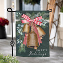 12x18 in Golden Bells Applique Garden Flag - The Flag Lady