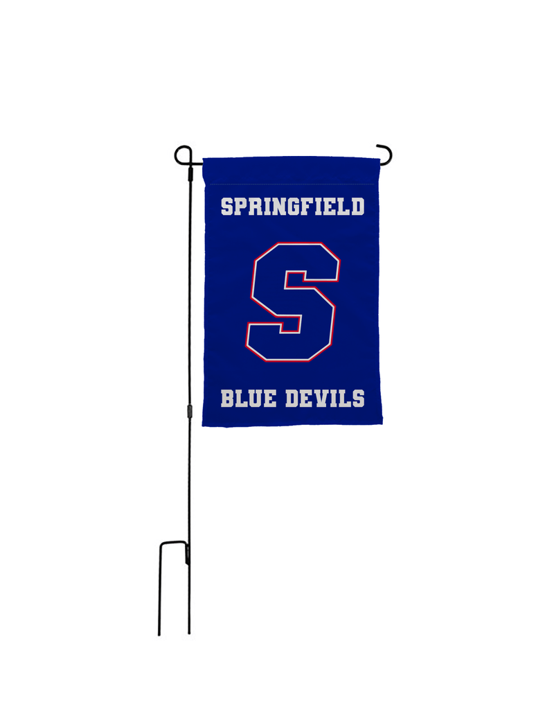 12x18 in Springfield High School Block S Garden Flag - The Flag Lady