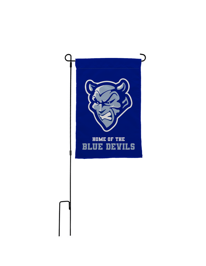 12x18 in Springfield High School Blue Devils Garden Flag - The Flag Lady