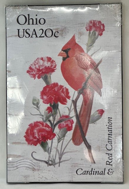 12x18 in State Bird of Ohio Canvas - The Flag Lady