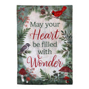 12x18 in Wondering Heart Applique Garden Flag - The Flag Lady