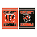 Cincinnati Bengals Embossed Suede Garden Flag