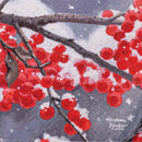 Red Cardinal Suede Garden Flag