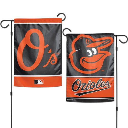 Baltimore Orioles Garden Flag 12x18" in