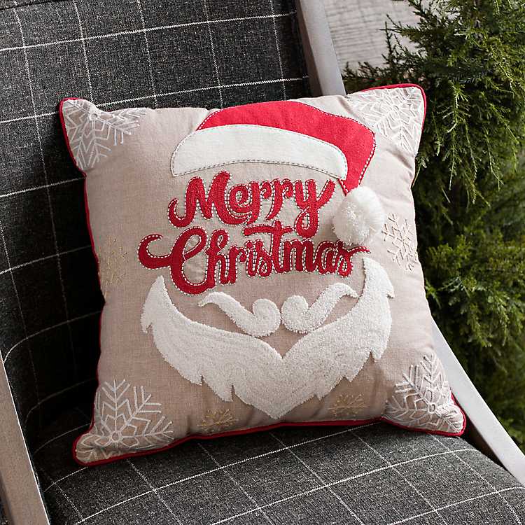 Merry Christmas Santa Pillow