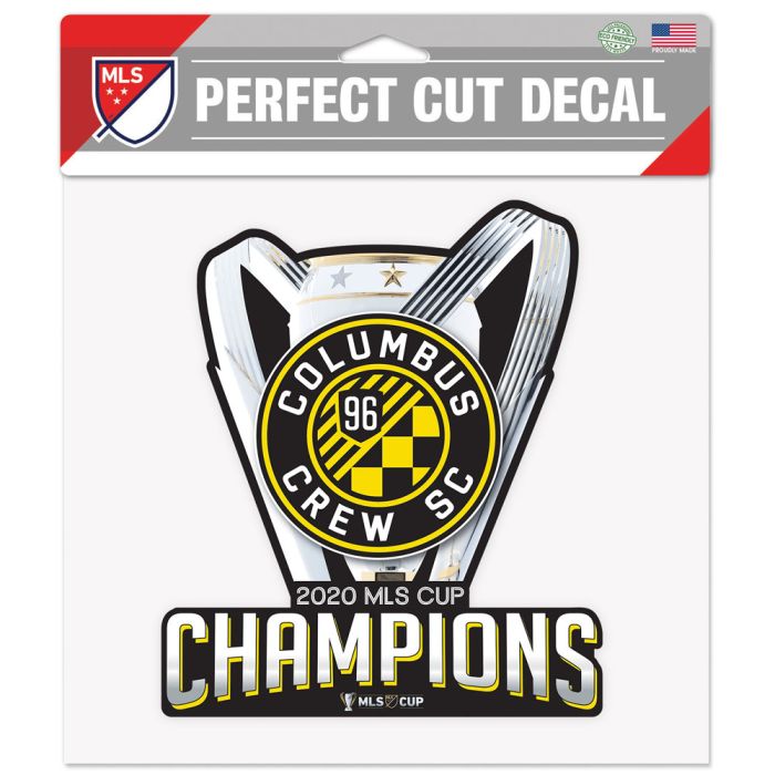 Columbus Crew MLS Cup Champions Perfect Cut Decals 8"x8"