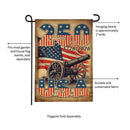 250th Anniversary Cannons Burlap Garden Flag - The Flag Lady