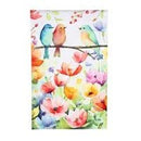 28x40 in Bird Talk Burlap Banner - The Flag Lady