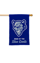 28x40 in Springfield High School Script Blue Devils Banner - The Flag Lady