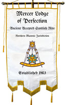 28x48 in Sewn Lodge of Perfection Single Sided Banner - Scott Daily - The Flag Lady