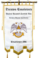 28x48 in Sewn Trenton Consistory Single Sided Banner - Scott Daily - The Flag Lady