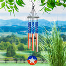 Avria Wind Chime, Printed Wind Chime, Americana, 27" H