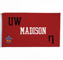 2x3 ft KKG Wisconsin University Flag w/sleeve - The Flag Lady