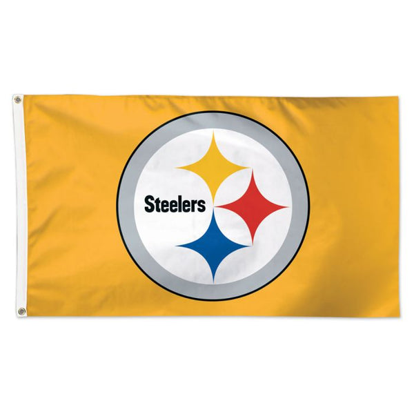 3x5 ft Pittsburgh Steelers Deluxe Gold Flag