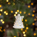 Nativity Ceramic Ornament LED Angel Tree