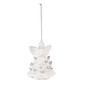 Nativity Ceramic Ornament LED Angel Tree