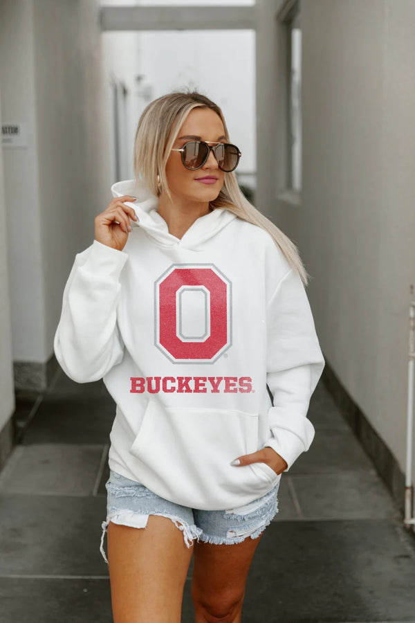 OHIO STATE BUCKEYES SEAL OF APPROVAL PREMIUM FLEECE HOODED PULLOVER