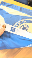 3x5 ft Blue Jackets Cannon Ohio Burgee Flag - The Flag Lady