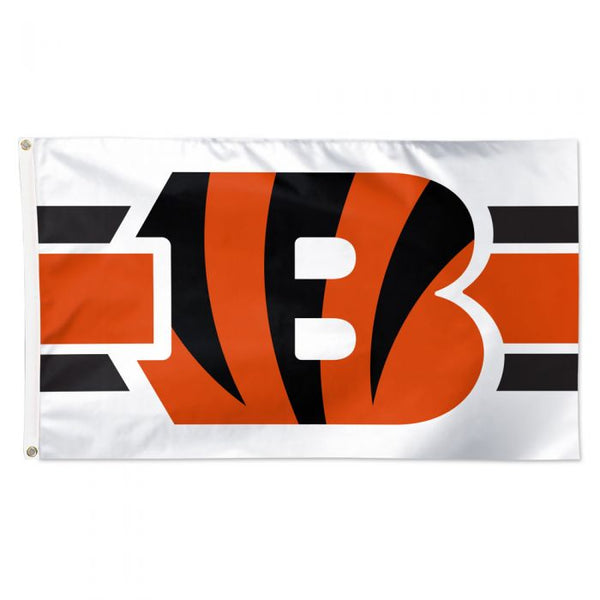 3x5 ft Cincinnati Bengals Striped Away Deluxe Flag - The Flag Lady