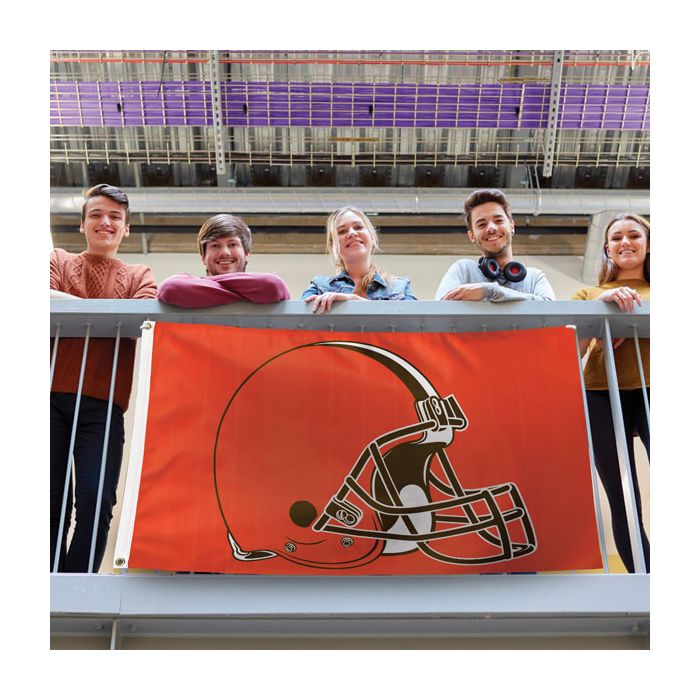 3x5 ft Cleveland Browns Deluxe Flag - The Flag Lady