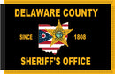 3x5 ft Delaware County Sheriff's Office Flag w/sleeve - The Flag Lady