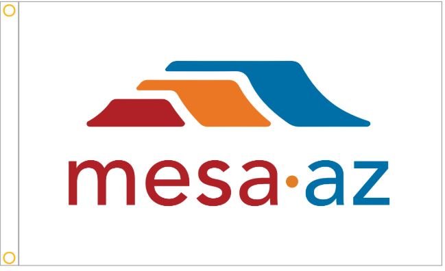 3x5 ft Mesa, Arizona Flag - The Flag Lady