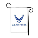 3X5 Ft Nyl - Glo Air Force Logo Flag. White With Blue Wings - The Flag Lady