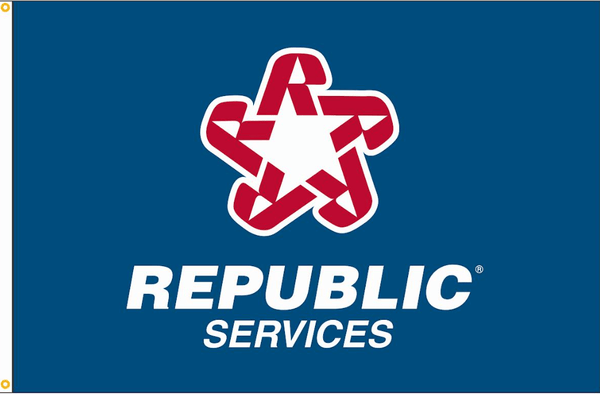 3x5 ft Republic Services Flag - The Flag Lady